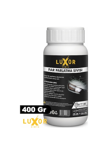 Luxor Kimya Far Parlatıcı Far Temizleme Far Parlatma 400 GR