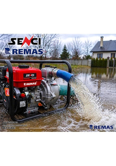 Senci Scwp80 İpli 3'' İnç Motopomp Benzinli Su Motoru