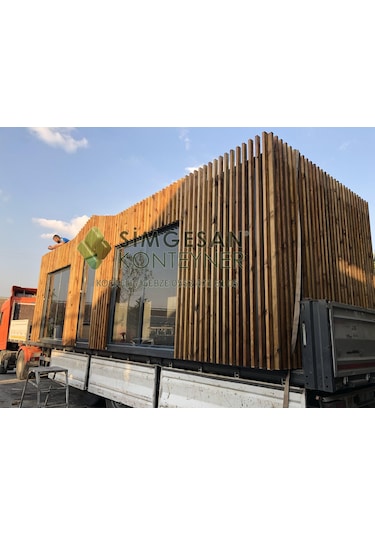 Tiny House Ahşap Pergole Konteyner