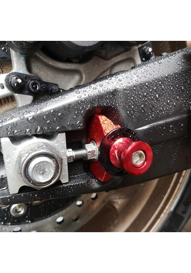 Ganzhoushop Zincir Vidalı Suntek Slider Rocker Reel Kırmızı Için Honda Cbr650r Cb650r 2x 14-19 Jg Kırmızı
