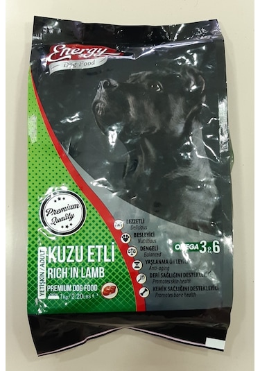 Energy Kuzu Etli  Yetişkin Köpek Maması 1 KG