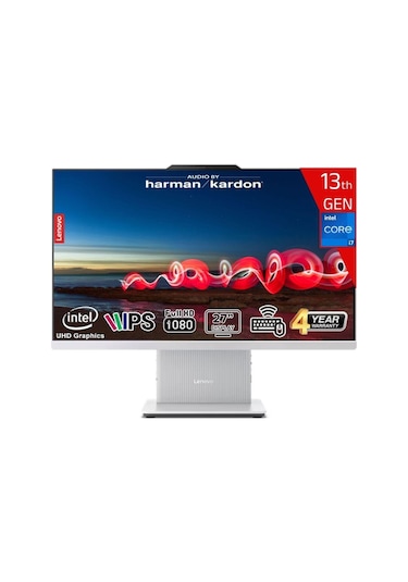 Lenovo Ideacentre Aıo 27ırh9 Intel Core I7-13620h 32gb Ddr5 1tb Ssd Intel Uhd Graphics 27 Fhd Ips Freedos F0hm004jtr-321 Kablosuz Klavye+mouse Beyaz All In One Bilgisayar