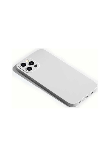 Apple Uyumlu iPhone 12 Pro Max Kılıf 360 Derece Full Koruma Kılıf Beyaz