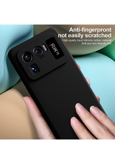 Xiaomi Mi 11 Ultra Silikon Kılıf 3d Kamera Korumalı İçi Süet