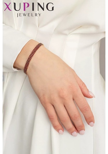 Xuping Kadın Bilekliği 211316185 Kırmızı