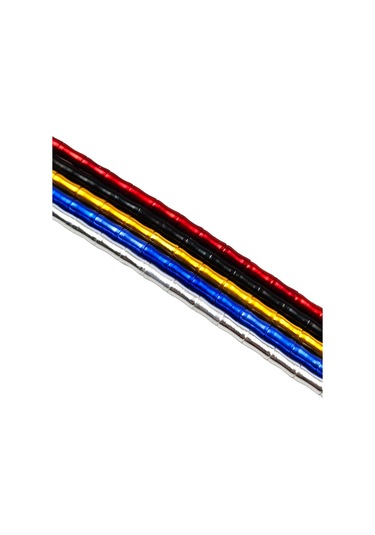 Yaleker Bisiklet Vites Ve Fren Kablosu Seti - Alüminyum Ve Plastik - 1 Metre Boru - 3 Metre İç Boru - Kırmızı