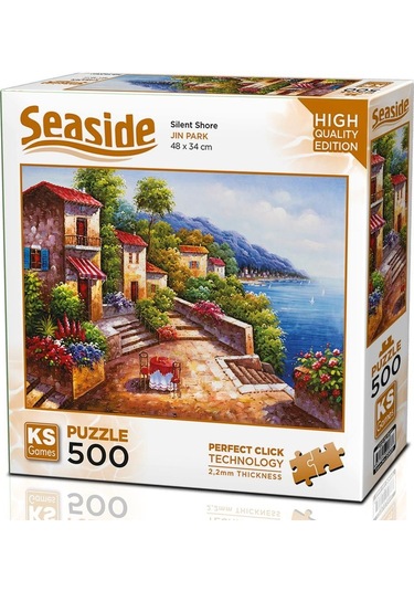 Ks Games 500 Parça Sessiz Kıyı Kasabası Puzzle - Jin Park