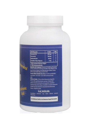 Ncs Coenzyme Q-10 200 MG Hyaluronik Acid 180 Tablet 2 Adet