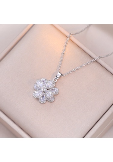 Bayan Kolye: Moda Estetiği Titanyum Çelik Kolye No.255 Çok REnkli