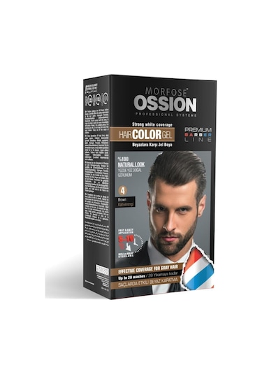 Ossion Premium Erkekler Için Saç Boyası Koyu Kahve No 3 40 Ml