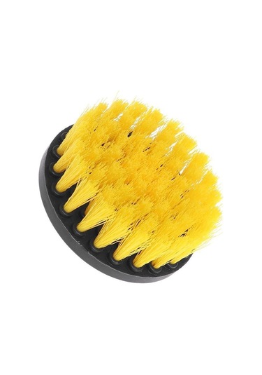 Shineyee Matkap Fırçası: Çok Amaçlı Temizlik Fırçası, Araç Ve Ev Temizliği İçin İdeal, Nylon Kıllı, Sarı-beyaz Renk