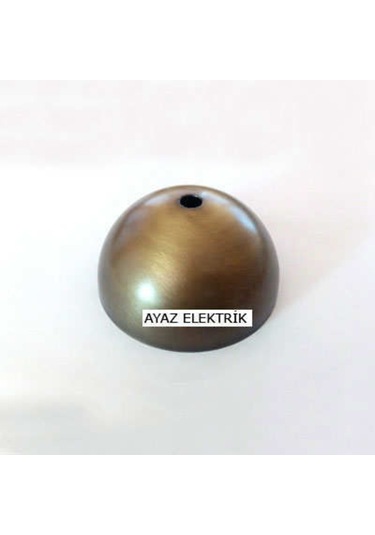 Marketcik Avize, Abajur Için Yuvarlak Eskitme Metal Rozans 10 Cm