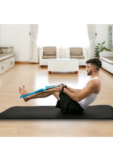 Kosona Güçlendirme, Esneklik Ve Kas Rafası İçin Yoga Egzersiz Seti: 10 Döngülü Esnek Kemer, 2 Masaj Topu Ve Kapı Kancası