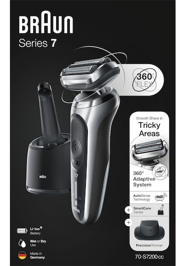 Braun Series 7 S7200CC Kablosuz Tıraş Makinesi