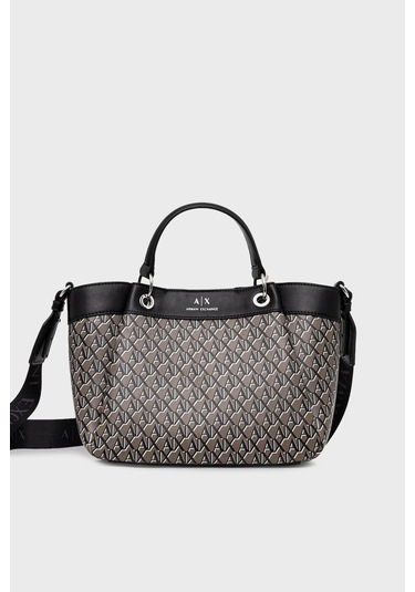 Armani Exchange Bayan Çanta Xw000393 Af17145 M6029 Gri-siyah Gri-siyah
