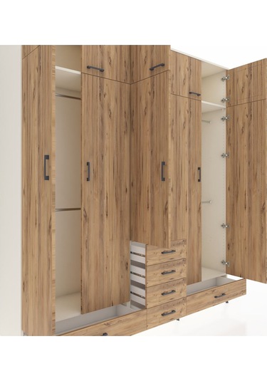 Hyperion Dolap 6 Raflı 6 Çekmeceli 4 Askılı 220x44x243 Aytaşı-çam/çam Atlas Çam/atlas Çam Hyperion Dolap 6 Raflı 6 Çekmeceli 4 Askılı 220x44x243 Aytaşı-çam/çam Atlas Çam/atlas Çam