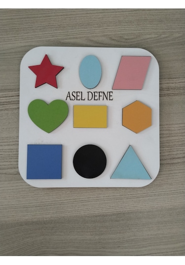 Çocuk Gelişimi Şekiller Yap-boz Puzzle Oyun Kaliteli