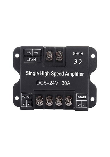 Dc 5-24v 30a Pwm Sinyal Güçlendirici, Tek Renk Led Bandı İçin Alüminyum Kasa, 720w Çıkış, Kolay Kurulum