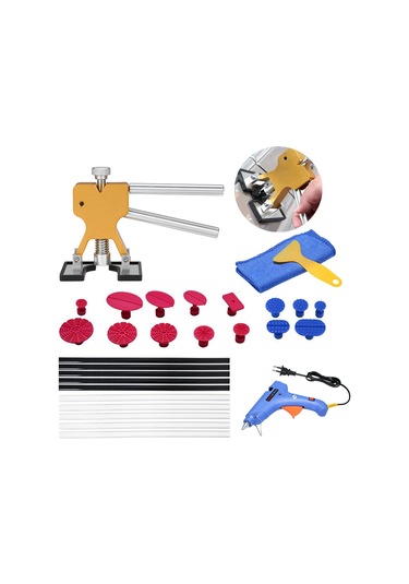 Youmex "29 Parçalı Boyasız Çizik Onarım Seti - Avrupa Standart Yapıştırıcı Tabancası Ve Çekme Aparatı Dahil"