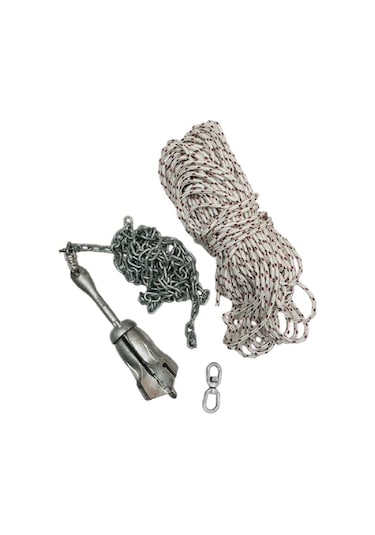 Tekne Çapası. Bot Çapası. 2,5kg Kombine Hazır Çapa Seti. Irgat Çapası
