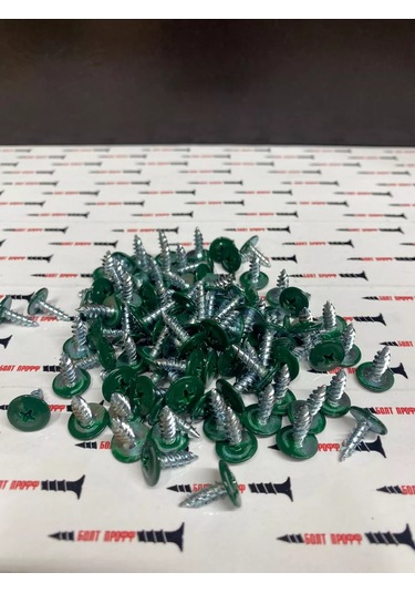 Bolt Proff Presli Rondelalı 4,2x13 Ral 6005 Keskin Vidalar 200 Adet 252634749 Diğer