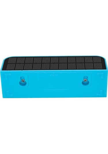 Novahub Gs-sl1804-s 1w Güneş Enerjili Led Duvar Lambası - Otomatik Aç/kapa, Ip65 Su Geçirmez Mavi, Led Işık Sensörü, Dayanıklı Design Mavi