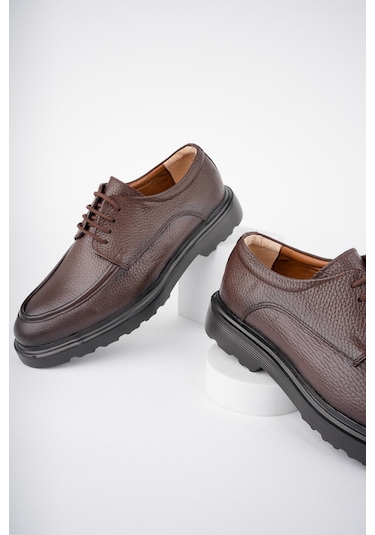 Muggo Samuel Garantili Günlük Klasik Hakiki Deri Casual Rahat Ortopedik Kalın Taban Erkek Ayakkabı Kahverengı Kahverengi Muggo Samuel Garantili Günlük Klasik Hakiki Deri Casual Rahat Ortopedik Kalın Taban Erkek Ayakkabı Kahverengı Kahverengi