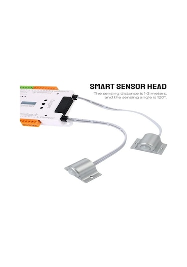 Fortunelane 32 Adım Akıllı Merdiven Işığı - Fotoelektrik Sensörlü, Otomatik Açık/kapat, Dc 12-24v, Akış Efekti Kontrol Cihazı 100 Diğer