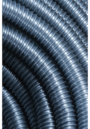 Gri Toz Emiş Hortumu 1 1/2 İnch 38 Mm 50 Metre