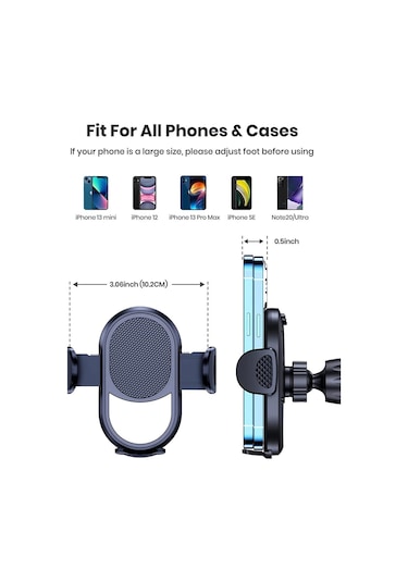 Araç Içi Otomatik Elite Versiyon Telefon Tutucu Cam Ve Torpido