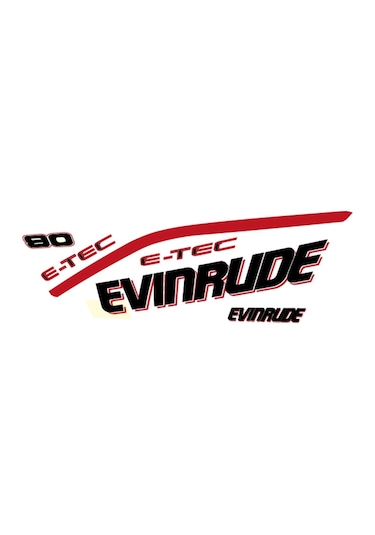 Evinrude Eski Kasa Tekne Sticker