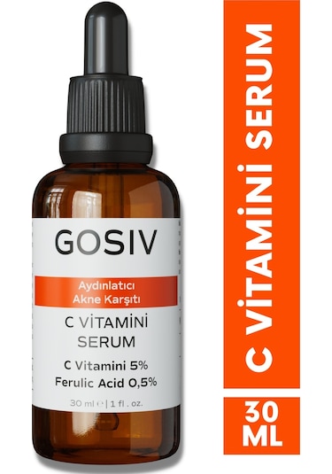 Gosiv Aydınlatıcı ve Akne Karşıtı Vitamin C Serum 30 ML