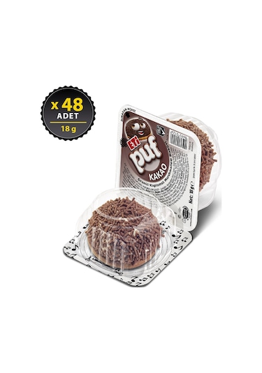 Eti Puf Müzik Akademisi Kakaolu Marshmallow Bisküvi 48 x 18 G