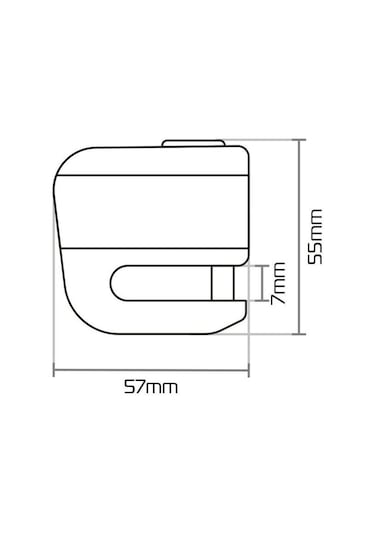 Oxford Motosiklet Micro Xa5 Alarmli Disk Kilidi Lk214
