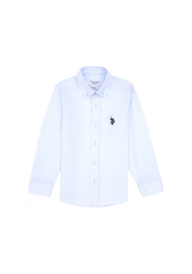 U.s. Polo Assn. Erkek Çocuk Açık Mavi Gömlek Basic 50316801-vr003 Acık Mavı