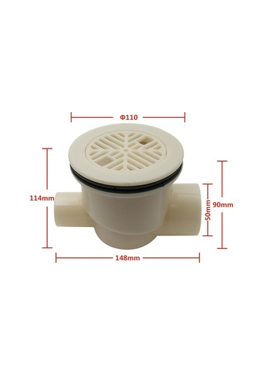 Suntek Tuvalet Su Tahliye Filtresi, Duş Yer Sifonu, Geri Akış