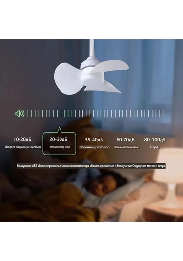 Xindoker Led Mini Tavan Fanı, Abs Ve Metal Konstrüksiyon, Soğuk Beyaz Işık, Ev Ve Ofis İçin Çift Fonksiyonlu Soğutma + Aydınlatma Beyaz