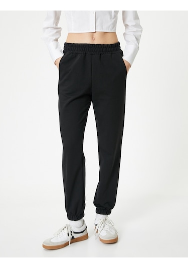Koton Jogger Eşofman Altı Cepli Rahat Kalıp Siyah 5wal40011ık Siyah Koton Jogger Eşofman Altı Cepli Rahat Kalıp Siyah 5wal40011ık Siyah