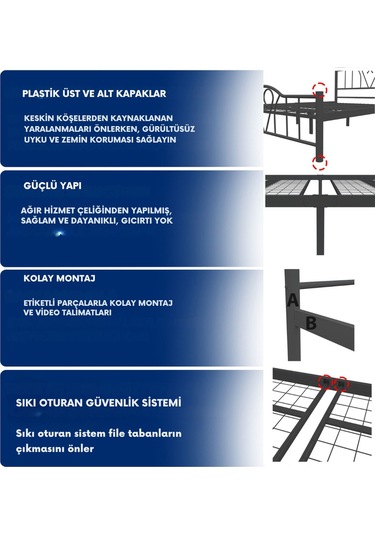 Aksviva Orkide Çift Kişilik Ferforje Metal Karyola