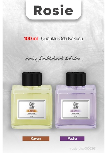 Kavun Ve Pudra Rosıe Çubuklu Oda Kokusu 100 Ml Fresh