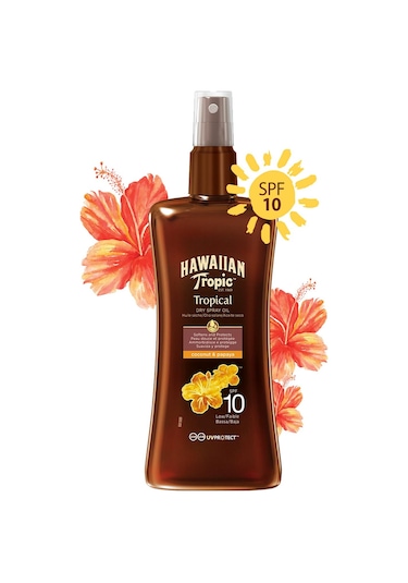 Hawaiian Tropic SPF10 Protective Dry Spray Oil 200 ML