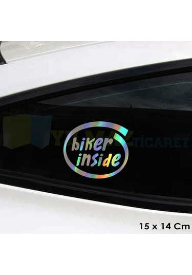 Biker İnside Motosiklet Yeni Süper Hologram Oto Sticker