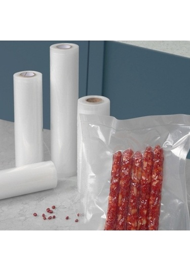Tongxida 15x500cm Bosphorus Poşeti, Saklama Rulo, Gıda Paketleme İzgarası Pirinç Sones Vakum