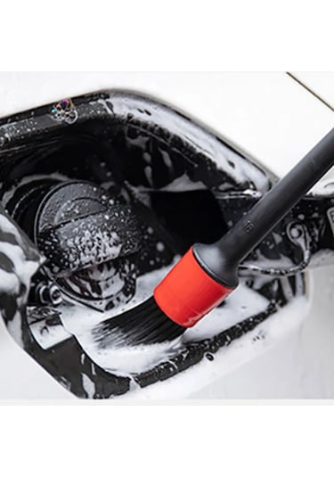 5'li Kaliteli Farklı Boyutlarda Oto Detay Fırça Seti 5 Adet Oto Araba Yıkama Klima Temizleme Fırçası