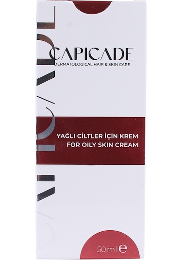 Capicade Acne Yağlı Ciltler için Bakım Kremi 50 ML