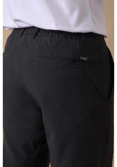 Braccas Erkek Siyah Jogger Fit Şort Siyah