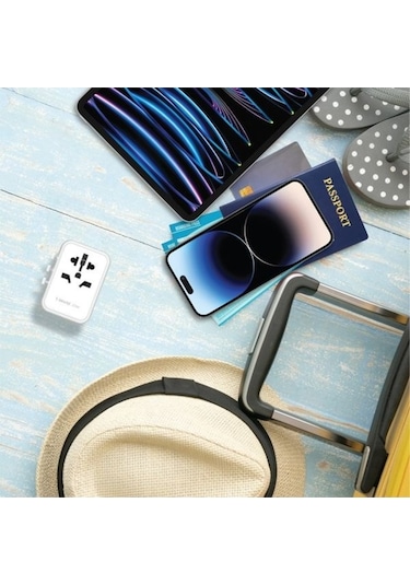 Zyzqstore Ua11w 1 World 20w 3 Takım Ac Adaptör Beyaz, Pratik Çözüm