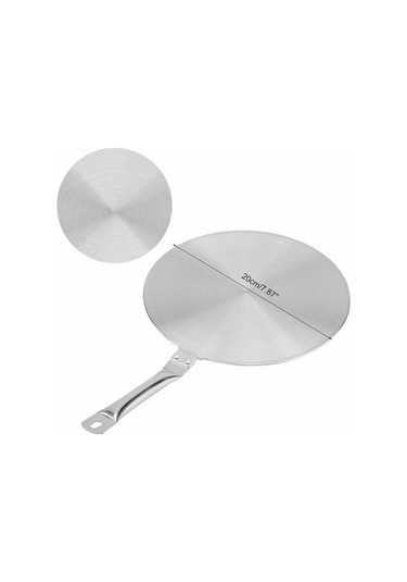 İndüksiyonlu Ocak Adaptörü İndüksiyon Plakalı Tencere Tencere Isıtıcı Saplı Isıya Dayanıklı İndüksiyonlu Ocak Difüzörü 20 Cm