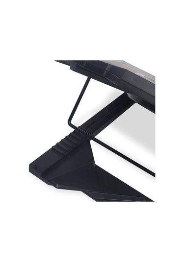 RGB Işıklı 5 Fanlı Notebook Soğutucu Mavi Ledli Telefon Tutuculu