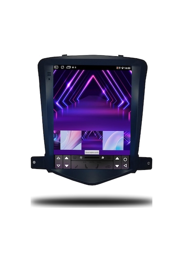 Carplayer Chevrolet Cruze Tesla 2007-2012 Uyumlu Android Multimedya 6gb Ram 128gb Hafıza